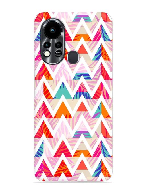 Abstract Triangle Background Snap Case for Infinix Hot 11S Zapvi