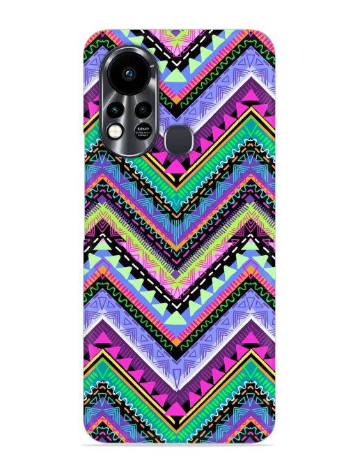 Tribal Aztec Print Snap Case for Infinix Hot 11S Zapvi