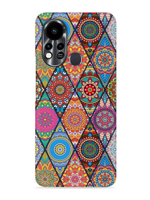 Seamless Tile Pattern Snap Case for Infinix Hot 11S Zapvi