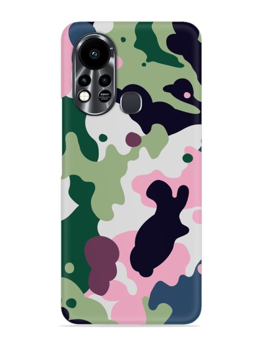 Seamless Funky Camouflage Snap Case for Infinix Hot 11S