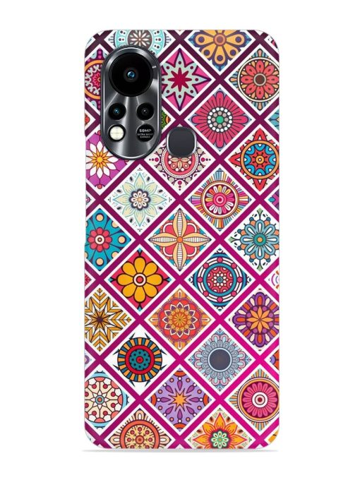 Seamless Tile Pattern Snap Case for Infinix Hot 11S