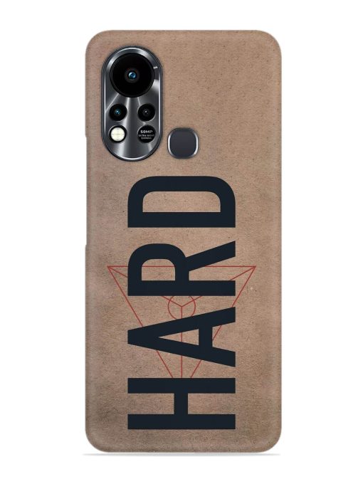 Hard Typo Snap Case for Infinix Hot 11S Zapvi