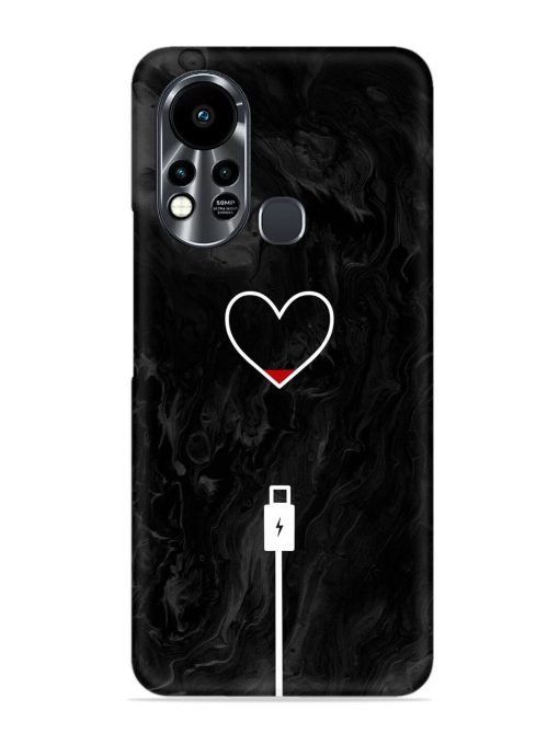 Heart Charging Vector Snap Case for Infinix Hot 11S Zapvi