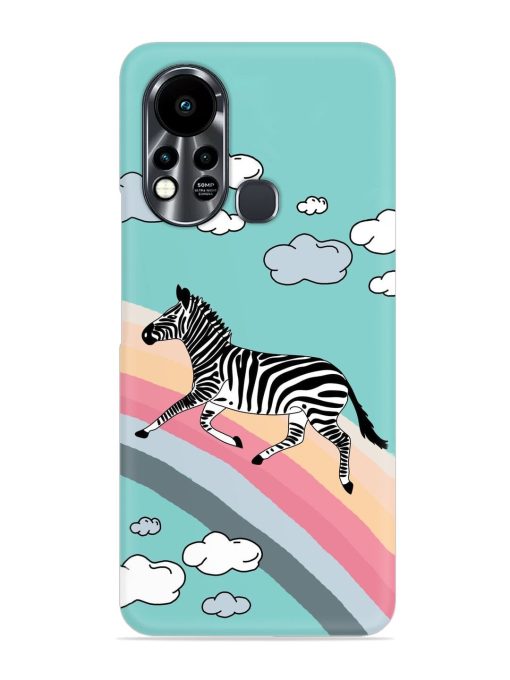 Running Zebra Snap Case for Infinix Hot 11S