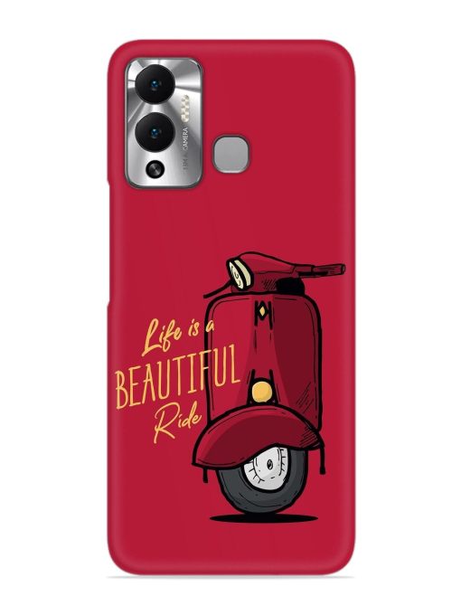 Life Is Beautiful Rides Snap Case for Infinix Hot 12 Play Zapvi