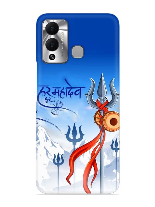 Har Har Mahadev Trishul Snap Case for Infinix Hot 12 Play Zapvi