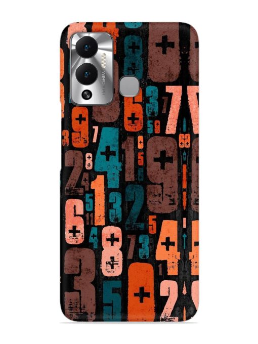 0 To 9 Art Snap Case for Infinix Hot 12 Play Zapvi