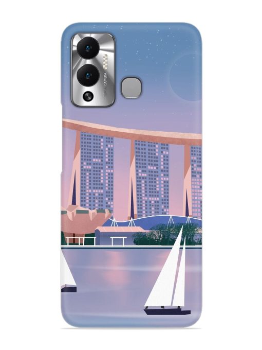 Singapore Scenery Architecture Snap Case for Infinix Hot 12 Play Zapvi