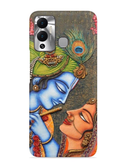 Lord Radha Krishna Flute Art Snap Case for Infinix Hot 12 Play Zapvi