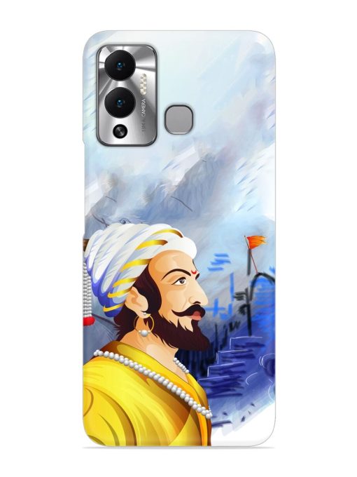 Shivaji Maharaj Color Paint Art Snap Case for Infinix Hot 12 Play Zapvi