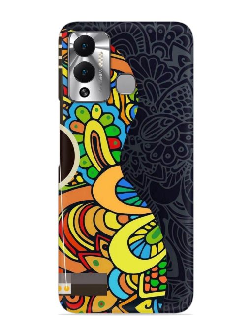 Guitar Vector Art Snap Case for Infinix Hot 12 Play Zapvi