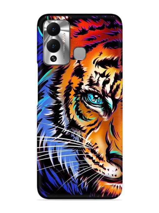 Colorful Lion Art Snap Case for Infinix Hot 12 Play Zapvi