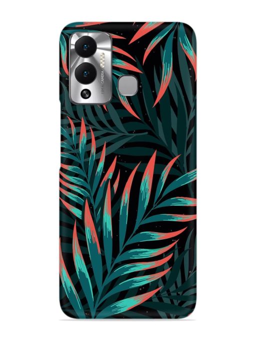 Green Leaf Art Snap Case for Infinix Hot 12 Play Zapvi