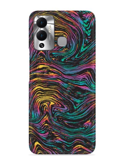 Abstract Liquid Colors Snap Case for Infinix Hot 12 Play Zapvi