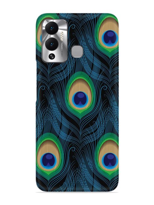 Seamless Pattern Peacock Snap Case for Infinix Hot 12 Play