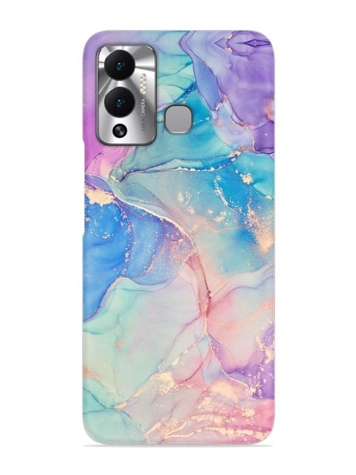 Alcohol Ink Colors Snap Case for Infinix Hot 12 Play Zapvi