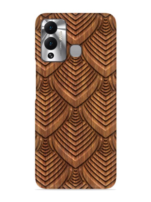 Carved Pattern On Snap Case for Infinix Hot 12 Play Zapvi