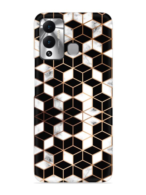 Vector Marble Texture Snap Case for Infinix Hot 12 Play