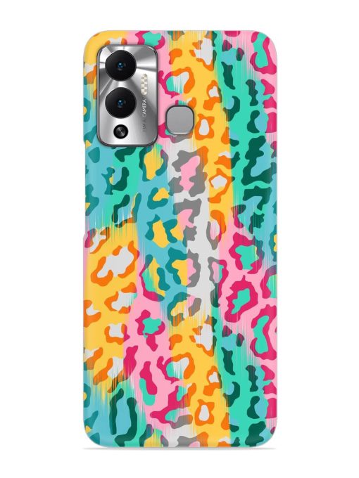 Seamless Vector Colorful Snap Case for Infinix Hot 12 Play