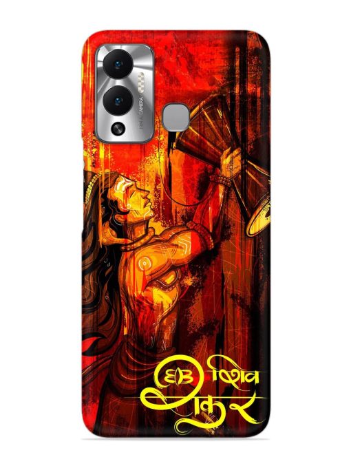 Illustration Lord Shiva Snap Case for Infinix Hot 12 Play Zapvi