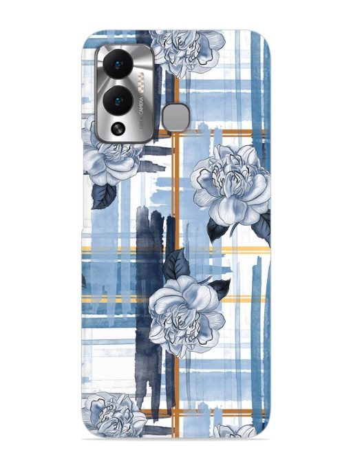 Watercolor Pattern Rose Snap Case for Infinix Hot 12 Play