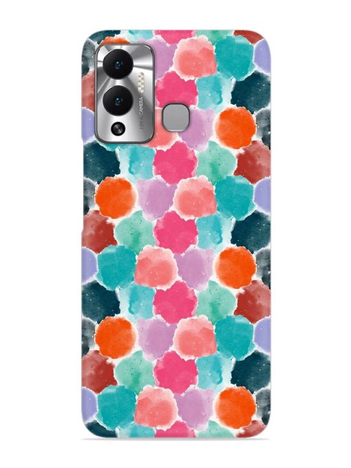 Colorful Seamless Pattern Snap Case for Infinix Hot 12 Play Zapvi