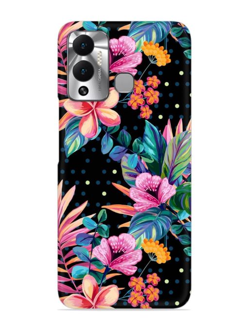 Seamless Floral Pattern Snap Case for Infinix Hot 12 Play Zapvi