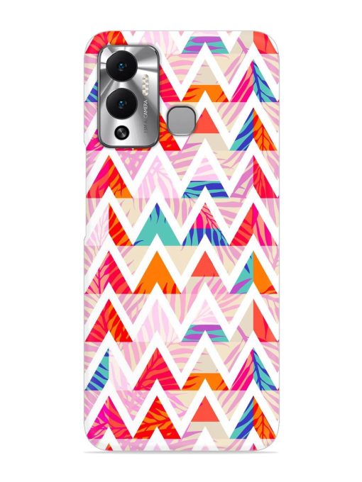 Abstract Triangle Background Snap Case for Infinix Hot 12 Play Zapvi