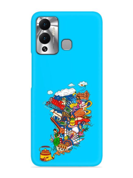 Vector Design Indian Snap Case for Infinix Hot 12 Play Zapvi