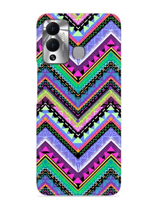 Tribal Aztec Print Snap Case for Infinix Hot 12 Play