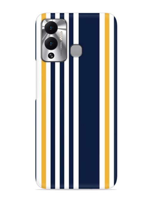 Seamless Stripe Pattern Snap Case for Infinix Hot 12 Play