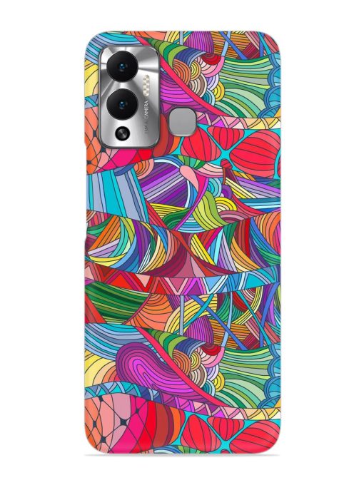 Seamless Patterns Hand Drawn Snap Case for Infinix Hot 12 Play