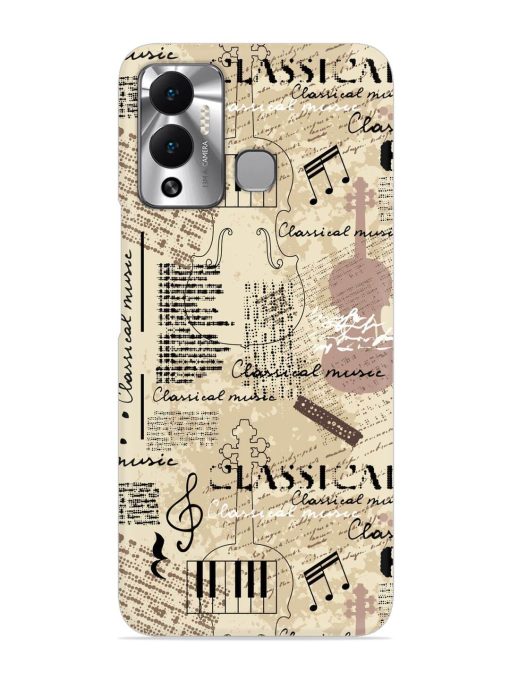 Classical Music Lpattern Snap Case for Infinix Hot 12 Play