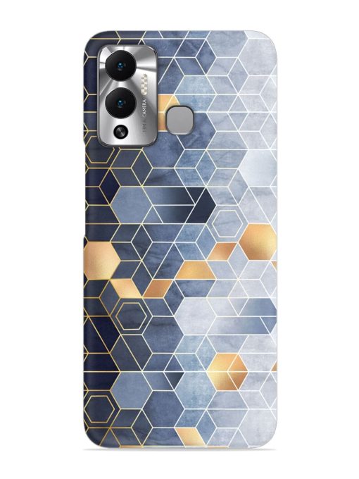 Geometric Abstraction Hexagons Snap Case for Infinix Hot 12 Play