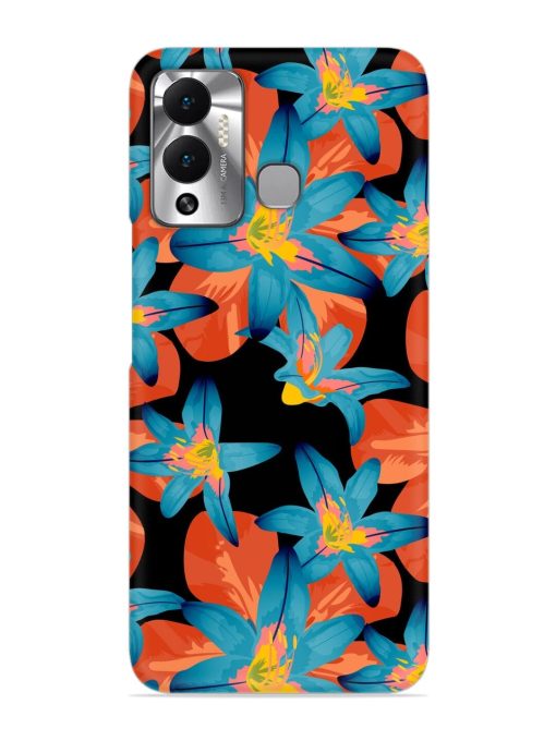 Philippine Flowers Seamless Snap Case for Infinix Hot 12 Play Zapvi