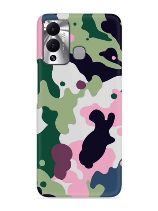 Seamless Funky Camouflage Snap Case for Infinix Hot 12 Play Zapvi