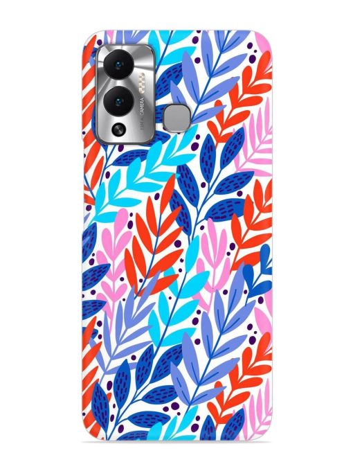 Bright Floral Tropical Snap Case for Infinix Hot 12 Play Zapvi