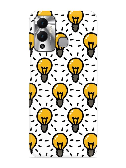 Light Bulb Seamless Snap Case for Infinix Hot 12 Play Zapvi