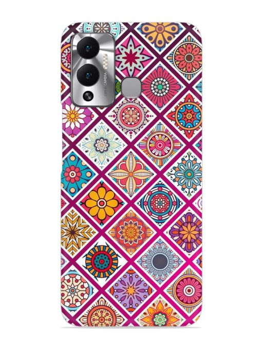 Seamless Tile Pattern Snap Case for Infinix Hot 12 Play Zapvi