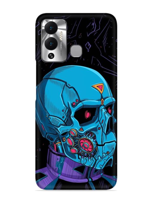 Skull Robo Vector Snap Case for Infinix Hot 12 Play