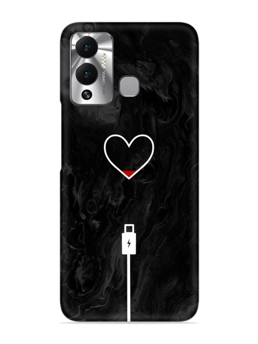 Heart Charging Vector Snap Case for Infinix Hot 12 Play