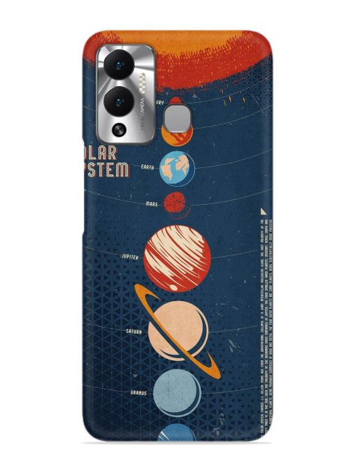 Solar System Vector Snap Case for Infinix Hot 12 Play Zapvi