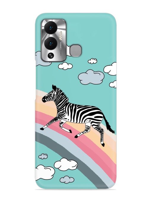 Running Zebra Snap Case for Infinix Hot 12 Play Zapvi