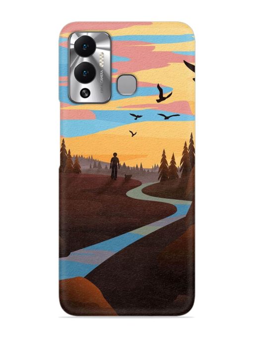 Natural Landscape Art Snap Case for Infinix Hot 12 Play Zapvi