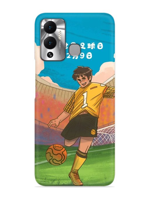 Soccer Kick Snap Case for Infinix Hot 12 Play