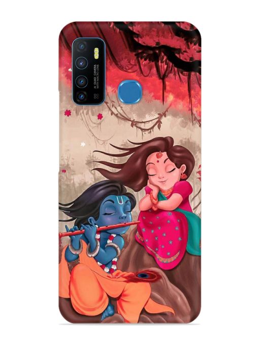 Radhe Krishna Water Art Snap Case for Infinix Hot 9