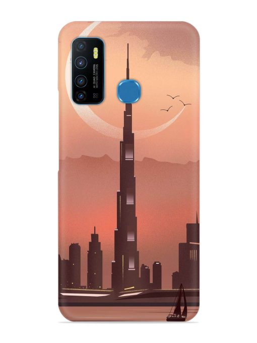 Landmark Burj Khalifa Snap Case for Infinix Hot 9