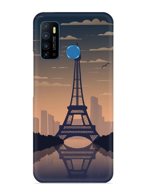 France Paris Eiffel Tower Gradient Snap Case for Infinix Hot 9