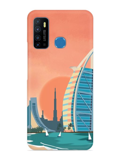 Dubai Architectural Scenery Snap Case for Infinix Hot 9