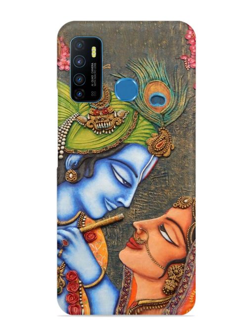 Lord Radha Krishna Flute Art Snap Case for Infinix Hot 9 Zapvi